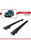 Kia Sportage 1997-1999 Arası ile uyumlu HOOK Model Anahtar Kilitli Ara Atkı Tavan Barı SİYAH
