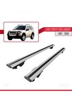 Land Rover Freelander 1997-2006 Arası ile uyumlu HOOK Model Anahtar Kilitli Ara Atkı Tavan Barı GRİ