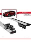 Mazda CX-5 2012-2017 Arası ile uyumlu HOOK Model Anahtar Kilitli Ara Atkı Tavan Barı GRİ