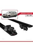 Mercedes E Class (W211) SW 2002-2009 Arası  HOOK Model Anahtar Kilitli Ara Atkı Tavan Barı SİYAH