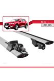 MG HS 2018 ve Sonrası ile uyumlu HOOK Model Anahtar Kilitli Ara Atkı Tavan Barı GRİ