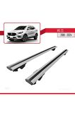 MG ZS 2018 ve Sonrası ile uyumlu HOOK Model Anahtar Kilitli Ara Atkı Tavan Barı GRİ