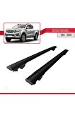 Nissan Navara 2014-2020 Arası ile uyumlu HOOK Model Anahtar Kilitli Ara Atkı Tavan Barı SİYAH