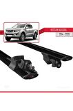 Nissan Navara 2014-2020 Arası ile uyumlu HOOK Model Anahtar Kilitli Ara Atkı Tavan Barı SİYAH
