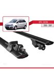 Opel Zafira 2005-2007 Arası ile uyumlu HOOK Model Anahtar Kilitli Ara Atkı Tavan Barı SİYAH