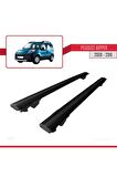 Peugeot Bipper 2008-2016 Arası ile uyumlu HOOK Model Anahtar Kilitli Ara Atkı Tavan Barı SİYAH