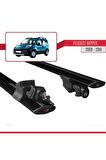 Peugeot Bipper 2008-2016 Arası ile uyumlu HOOK Model Anahtar Kilitli Ara Atkı Tavan Barı SİYAH