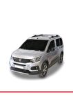 Peugeot Rifter 2023 2024 HOOK Model Anahtar Kilitli Ara Atkı Tavan Barı GRİ