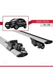 Renault Koleos 2011-2016 Arası ile uyumlu HOOK Model Anahtar Kilitli Ara Atkı Tavan Barı GRİ