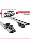 Renault Megane GRANDTOUR 2016-2023 Arası  HOOK Model Anahtar Kilitli Ara Atkı Tavan Barı GRİ