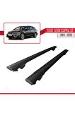 Seat Leon Cupra ST 2013-2020 Arası ile uyumlu HOOK Model Anahtar Kilitli Ara Atkı Tavan Barı SİYAH