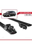 Seat Leon Cupra ST 2013-2020 Arası ile uyumlu HOOK Model Anahtar Kilitli Ara Atkı Tavan Barı SİYAH