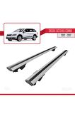 Skoda Octavia COMBI 2012-2017 Arası ile uyumlu HOOK Model Anahtar Kilitli Ara Atkı Tavan Barı GRİ