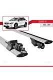 Subaru XV 2012-2017 Arası ile uyumlu HOOK Model Anahtar Kilitli Ara Atkı Tavan Barı GRİ