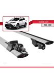 Toyota RAV4 2013-2018 Arası ile uyumlu HOOK Model Anahtar Kilitli Ara Atkı Tavan Barı GRİ