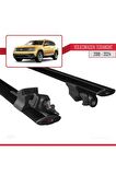 Volkswagen Teramont 2018 ve Sonrası ile uyumlu HOOK Model Anahtar Kilitli Ara Atkı Tavan Barı SİYAH