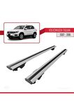 Volkswagen Tiguan 2007-2016 Arası ile uyumlu HOOK Model Anahtar Kilitli Ara Atkı Tavan Barı GRİ