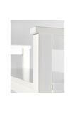 Hemnes Bank Ve Ayakkabılık Beyaz MeridyenDukkan 85x32 Cm Masif Huş Ağacı