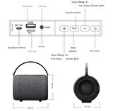 Stereo Bas Yüksek Ses Taşınabilir Kablosuz Bluetooth Hoparlör  USB AUX MP3 Müzik Keyfi