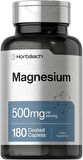 Horbaach Magnesium 500mg per serving 180 Caplets