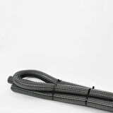 srfn ticaret Yüksek Dayanımlı (2 Metre) 38 mm Çaplı Ev-Ofis-Endüstriyel ve Ticari Hava Emiş Hortumu-Siyah