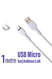 Infinix Hot 10 10T Hot 11 Play Hot 12i Hot 20i Şarj Kablosu Micro 2.8A