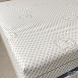 Naturel Fermuarlı Yatak Kılıfı,%100 Pamuk-