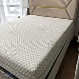 Naturel Fermuarlı Yatak Kılıfı, %100-150x200