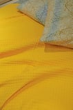 Premium %100 Pamuk Çift Kişilik Yazlık Pike, Yatak Örtüsü, Terletmez Kumaş(SARI RENK)(240X200CM)
