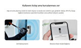 EZVIZ HP3-PRO WİFİ 2K Güneş Paneli ile Pille Çalışan Görüntülü Kapı Zili 