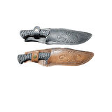 1067 KUKRİ MODEL AVCI BIÇAK KAHVE