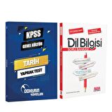 Doktrin KPSS Tarih Yaprak Test ve AKM Dil Bilgisi Soru Bankası Seti 2 Kitap