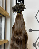 HairPim Wavy (0.6 Gr) Kahve 50 Adet 70 Cm Yeni Nesil Kaynak Saç HPK358