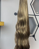 HairPim Professional (0.6 Gr) Küllü Bej Kumral 50 Adet 70 Cm Yeni Nesil Kaynak Saç HPKBK362
