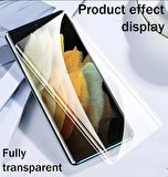 Huawei P60 Pro Kavisli Ekran Koruyucu Nano Polimer Film - Ultra Darbe Emici Etkin Koruma - Ekranı Tam Kaplar