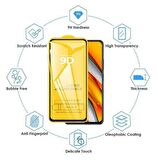 Samsung Galaxy A72 Ekran Koruyucu 9D Kırılmaz Cam Ultra Darbe Emici Etkin Koruma Ekranı Tam Kaplar