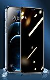 Apple iPhone 12 Mini Hayalet Ekran Koruyucu 6D Kırılmaz Cam Gizlilik Korumalı - Ekranı Tam Kaplar