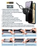 Samsung Galaxy A02 Hayalet Ekran Koruyucu 6D Kırılmaz Cam Gizlilik Korumalı - Ekranı Tam Kaplar - Ultra Darbe Emici Etkin Koruma