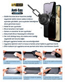 General Mobile Era 30 Hayalet Ekran Koruyucu 6D Kırılmaz Cam Gizlilik Korumalı - Extra Darbe Emici Etkin Koruma-Tam Kaplar 