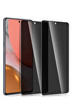 Poco X7 Pro Hayalet Ekran Koruyucu 6D Kırılmaz Cam Gizlilik Korumalı - Extra Darbe Koruma - Ekranı Tam Kaplar