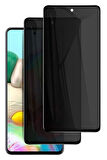 Samsung Galaxy A36 Hayalet Ekran Koruyucu 9D Kırılmaz Cam Gizlilik Korumalı - Extra Darbe Emici Koruma - Ekranı Tam Kaplar 