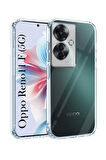 Oppo Reno 11F Uyumlu Şeffaf Silikon Kılıf - Kamera Korumalı Esnek Tam Koruma Kapak