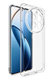 Realme 12 Pro Uyumlu Şeffaf Silikon Kılıf - Kamera Korumalı Esnek Tam Koruma Kapak