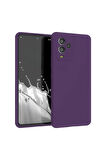 General Mobile GM 24 Pro Uyumlu Silikon Kılıf - Kamera Korumalı Esnek Kapak - Mor