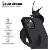 General Mobile GM 24 Pro Uyumlu Silikon Kılıf - Kamera Korumalı Esnek Kapak - Mor