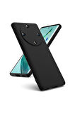 Honor X9A Uyumlu Silikon Kılıf - Kamera Korumalı Esnek Pastel Renk Kapak - Siyah