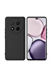 Honor X9C Uyumlu Silikon Kılıf - Kamera Korumalı Esnek Pastel Renk Kapak - Siyah