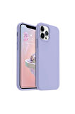 Apple iPhone 11 Pro Max Uyumlu Silikon Kılıf - Pastel Renk Esnek Tam Koruma Kapak - Lila