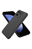 Xiaomi 13T Pro Uyumlu Silikon Kılıf - Kamera Korumalı Esnek Pastel Renk Kapak - Siyah