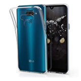 LG K50S Uyumlu Şeffaf Silikon Kılıf - Kamera Korumalı Esnek Tam Koruma Kapak